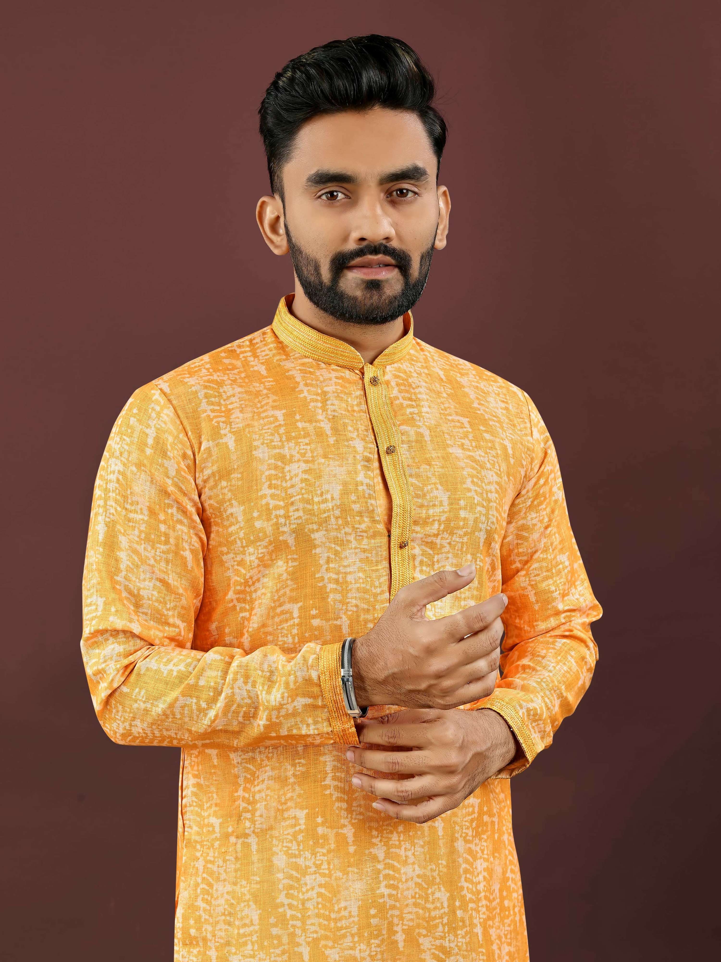 Anaita Yellow Digital Print Kurta - Image 2