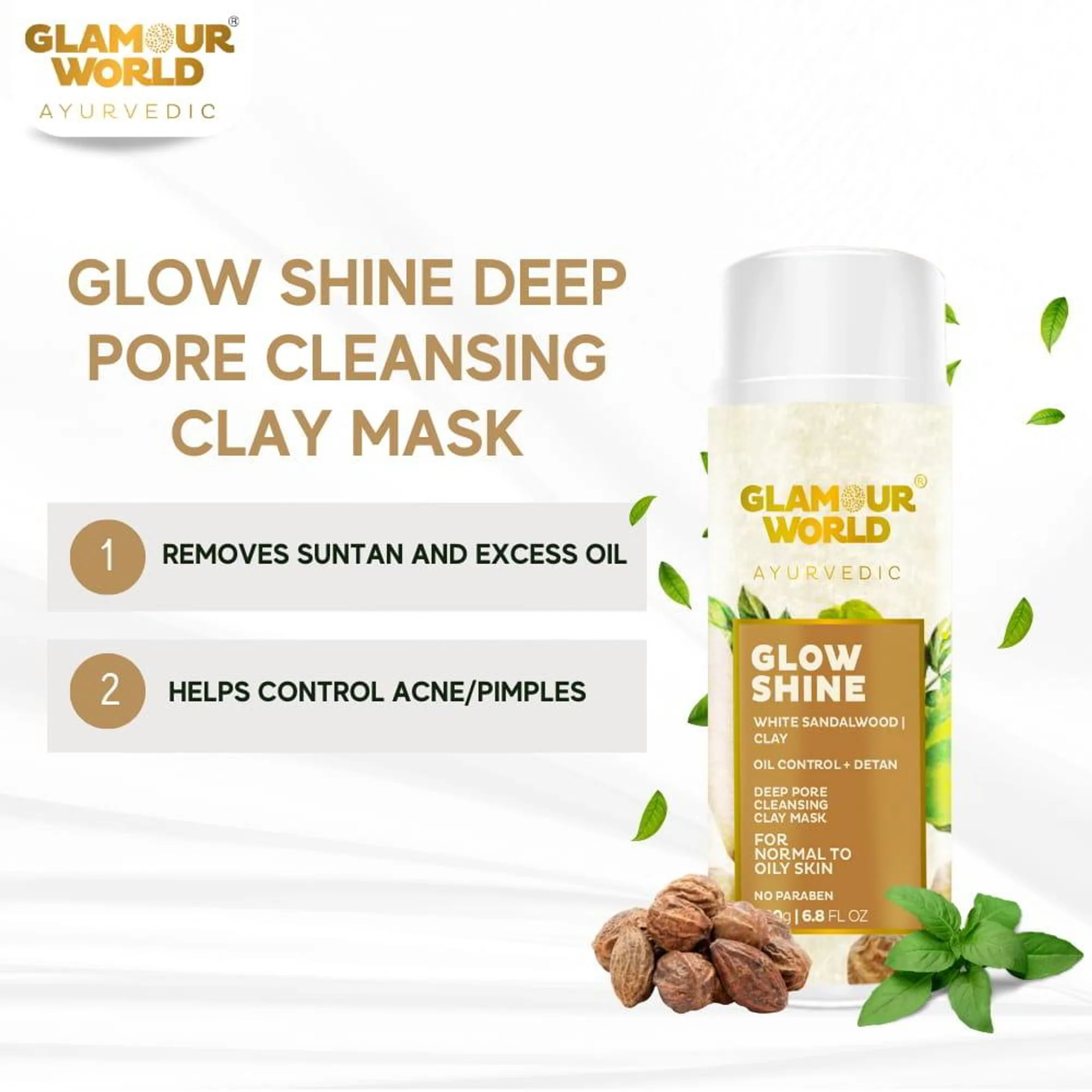 GLAMOUR WORLD AYURVEDIC Glow Shine - Image 2
