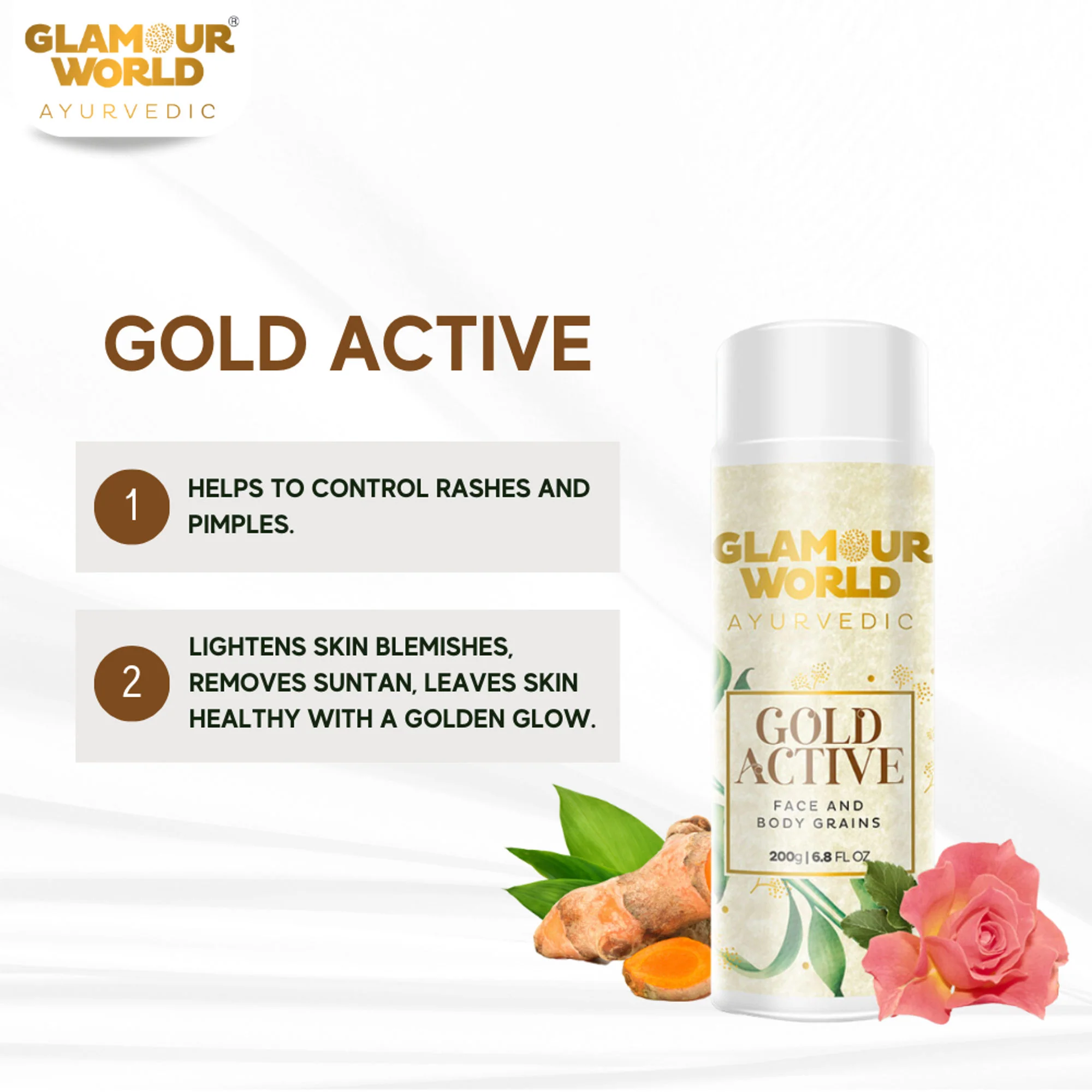 GLAMOUR WORLD AYURVEDIC Gold Active - Image 2