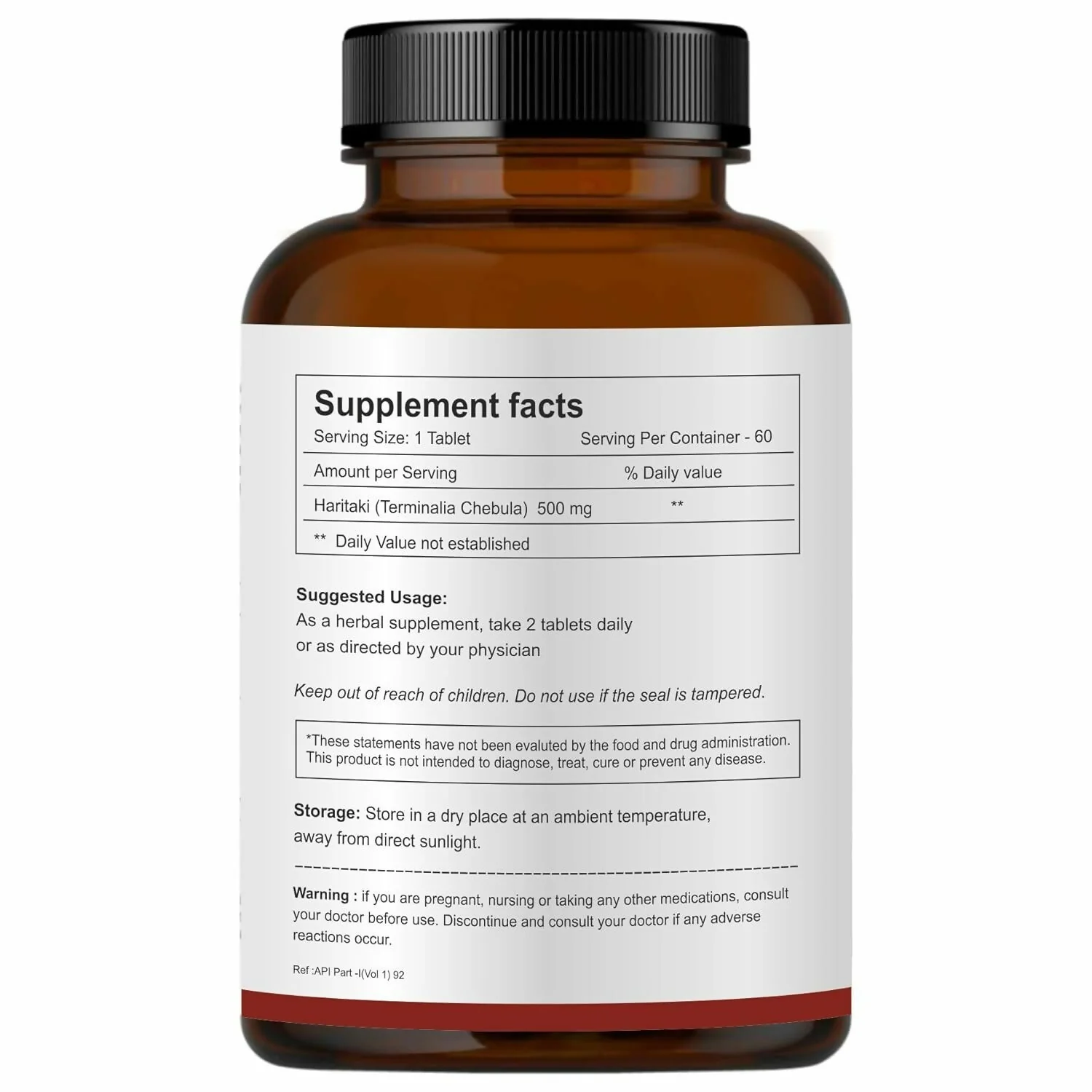 Herb Essential Haritaki Tablets – 500 mg - Image 5