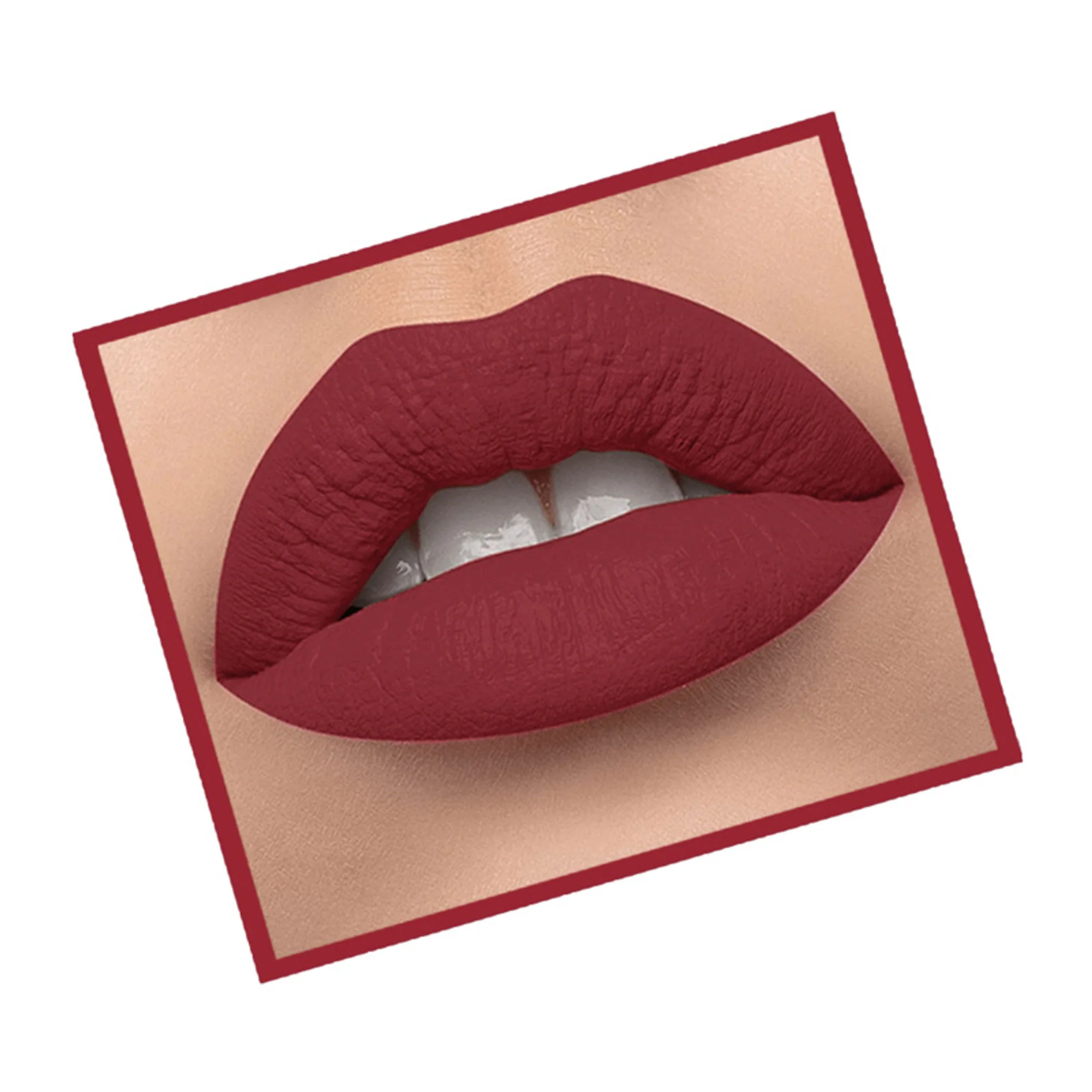 Lyon Beauty Lip Luster Non Transfer Matte Lipstick - Indian Red 09 - Image 2