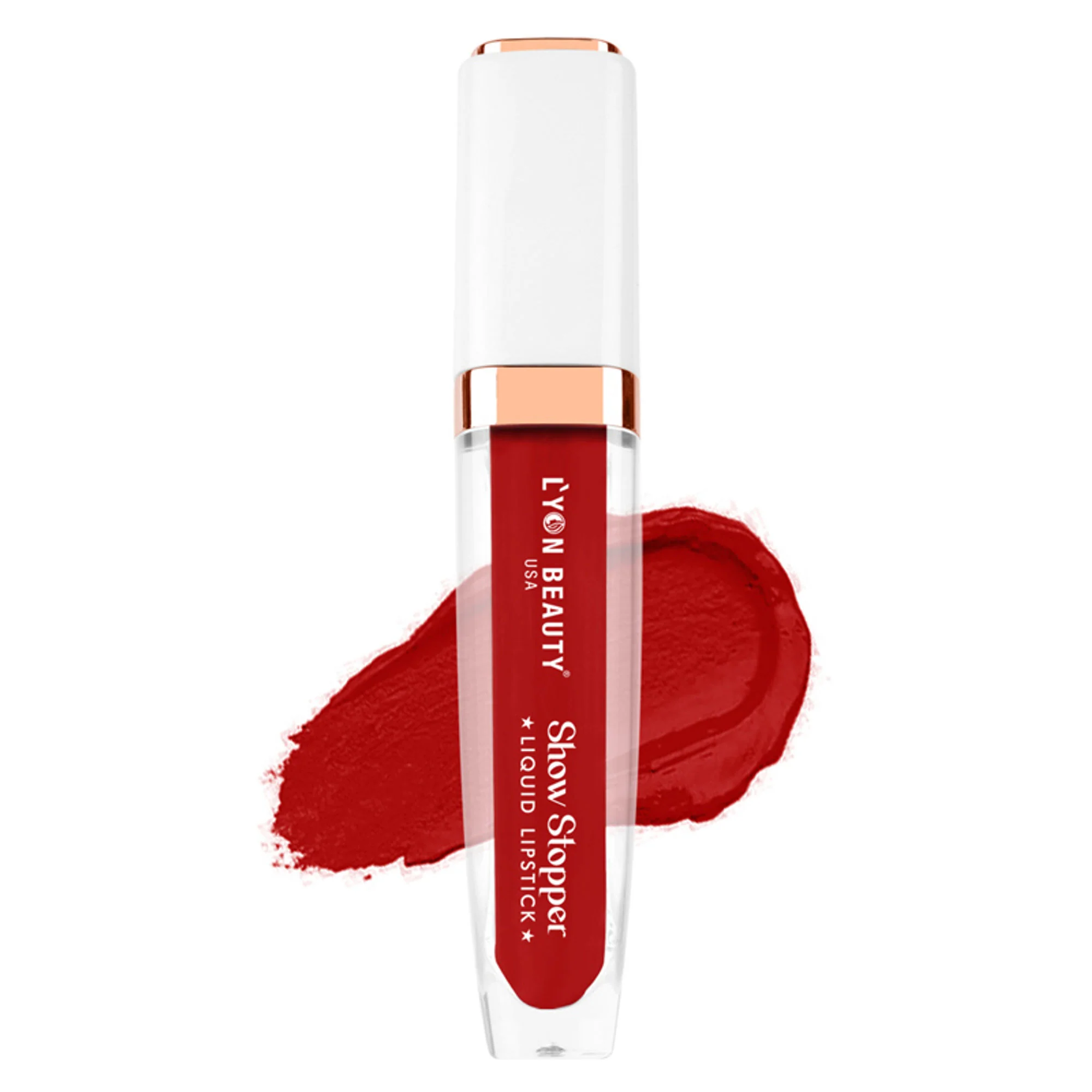 Lyon Beauty Show Stopper Liquid Lipstick - Ambitious Red 01 - Image 2