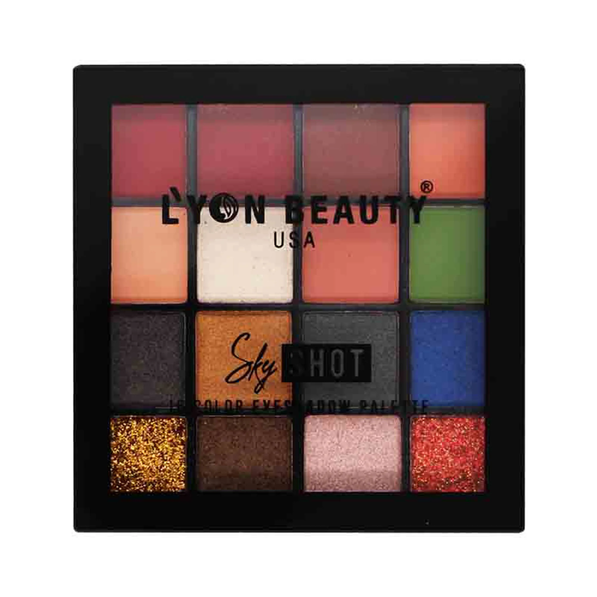 Lyon Beauty Sky Shot 16 Color Eyeshadow Palette - Multi-Color 01 - Image 2