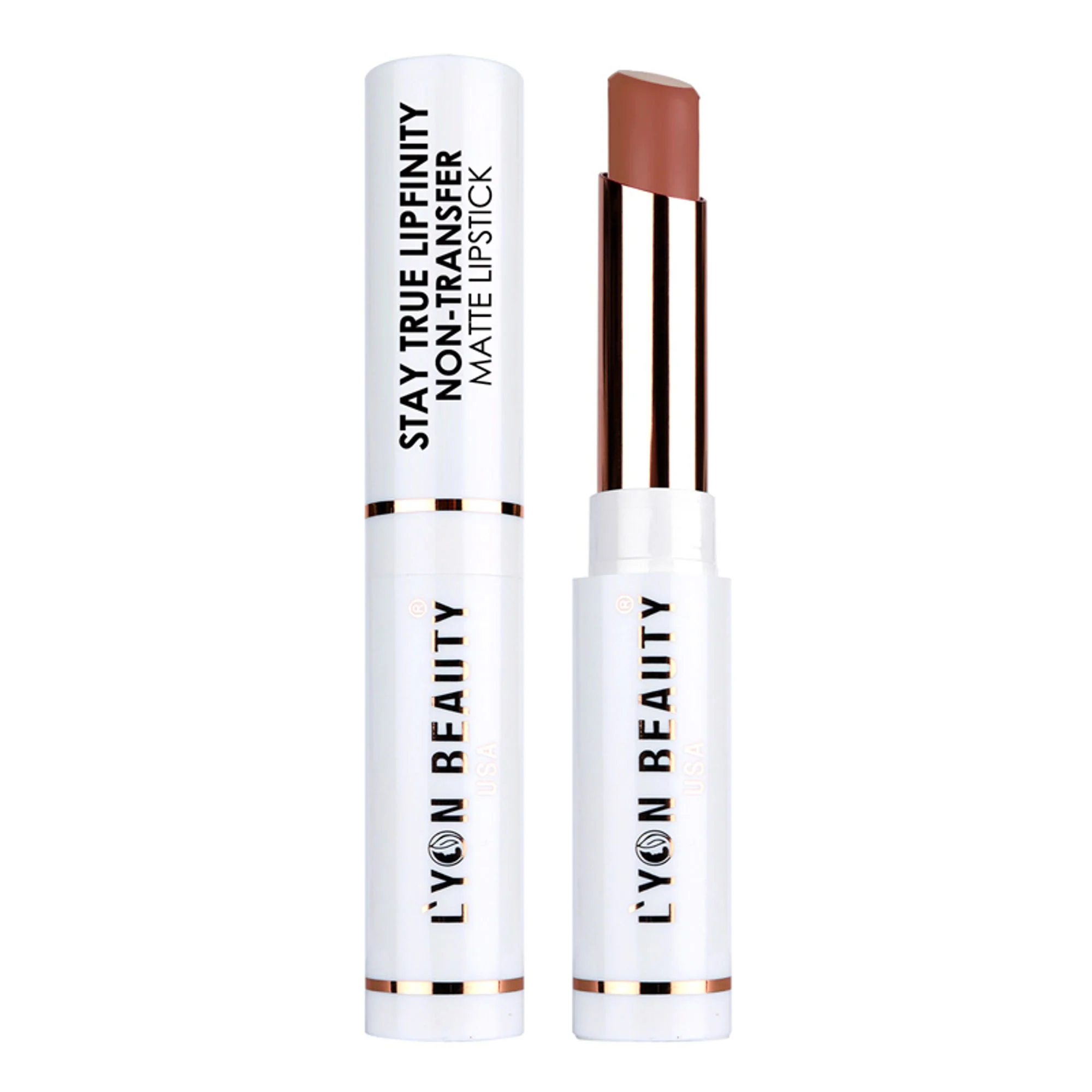 Lyon Beauty Stay True Lipfinity Non Transfer Matte Lipstick - Coffee Brown 05 - Image 4