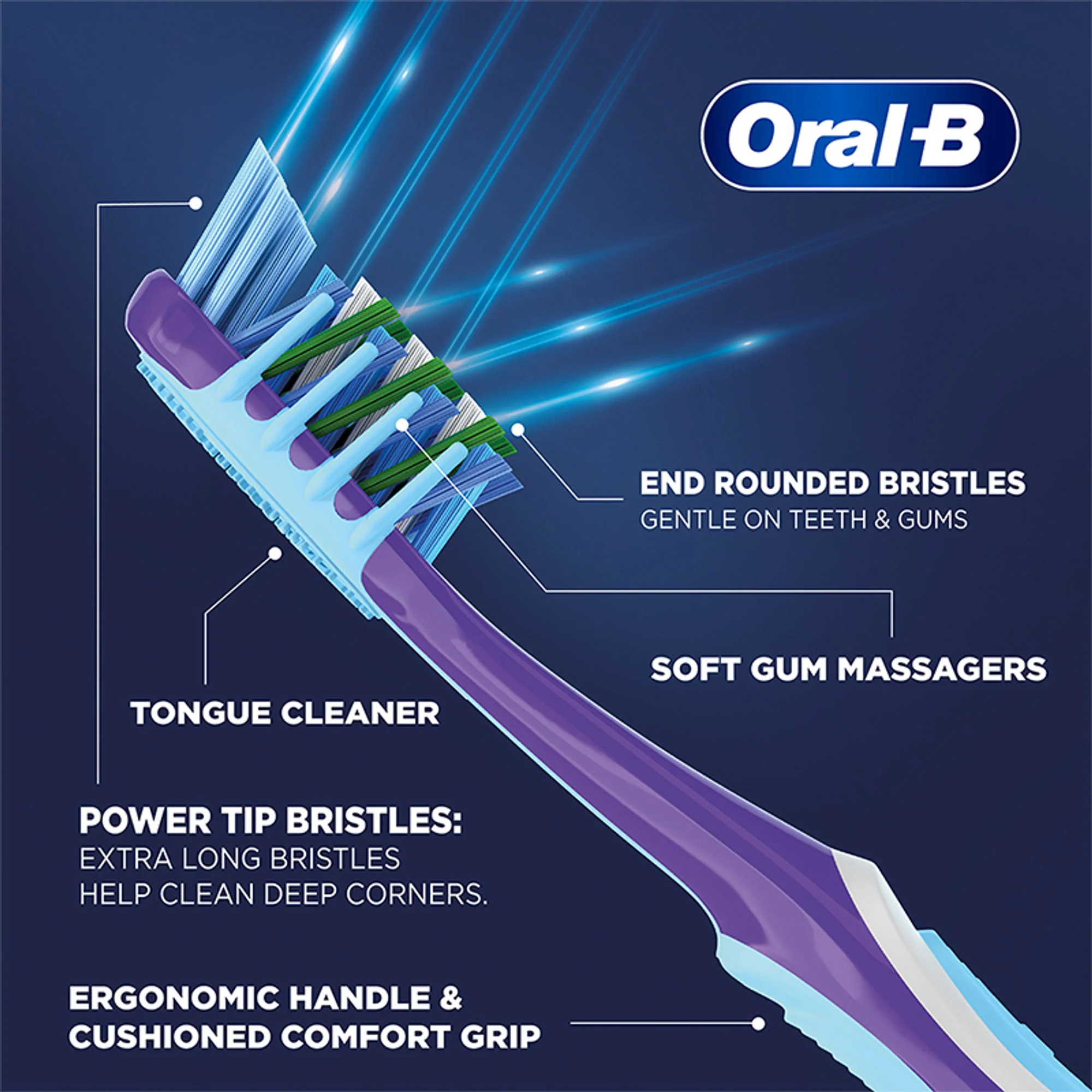 Oral-B Criss Cross Gum Care Toothbrush Buy 2 Get 2 Free (Soft) - Image 7