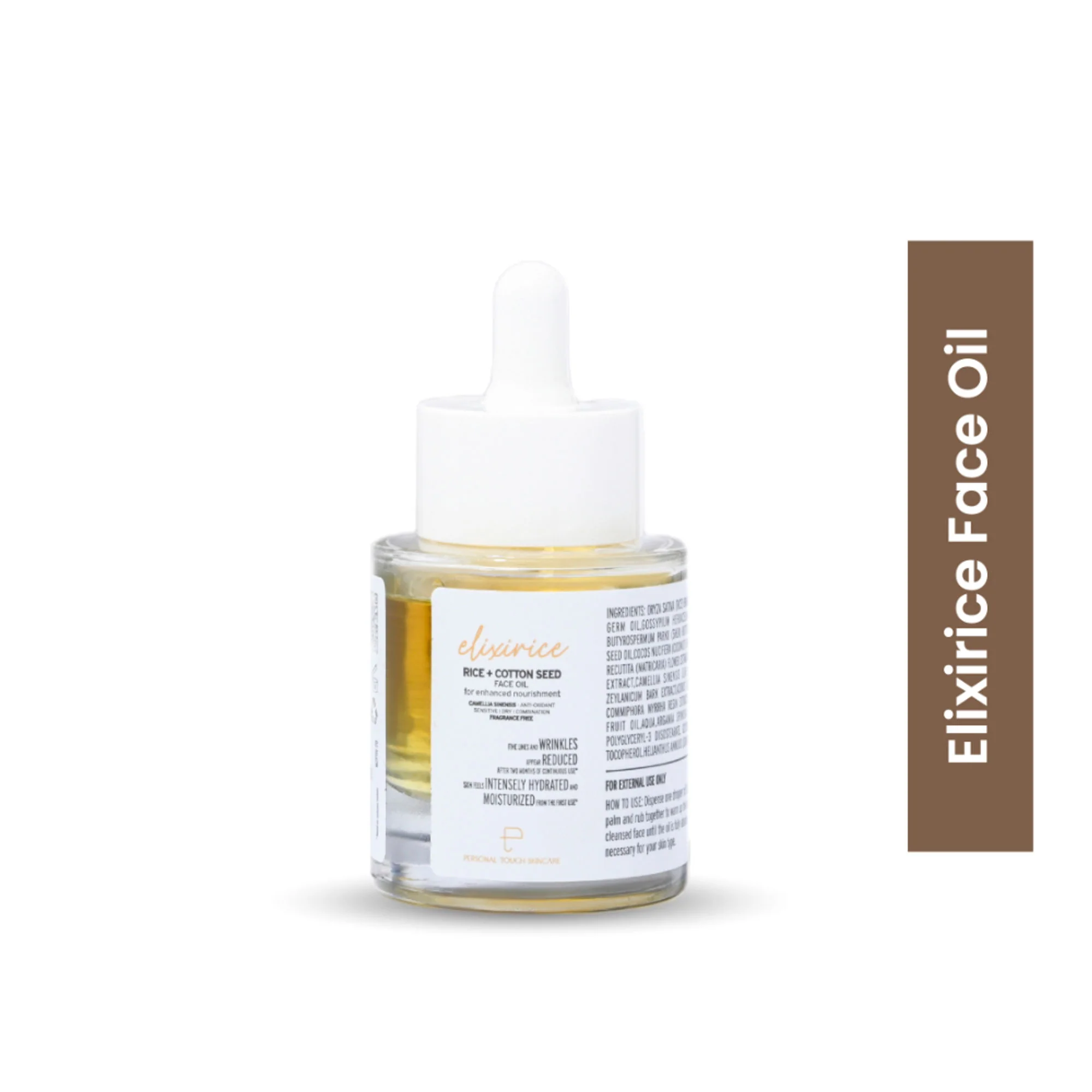Personal Touch Skincare Skincare Elixirice with US Patent Bio Elixir & Cotton Seed Oil