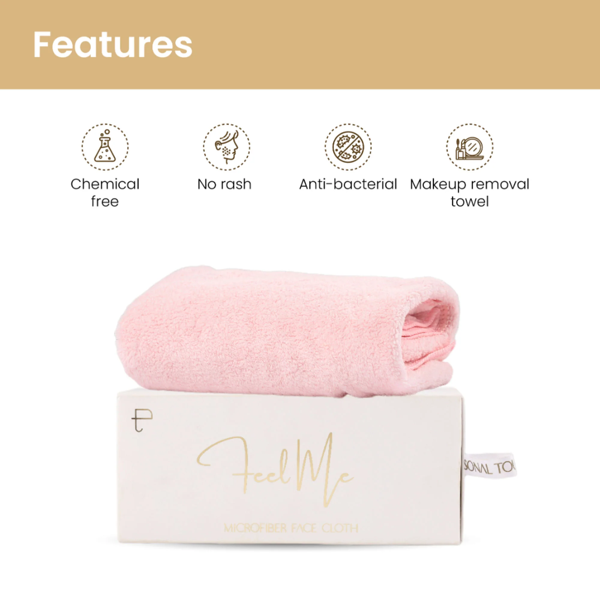 Personal Touch Skincare Skincare Feel Me Microfiber Face Towel - Image 3