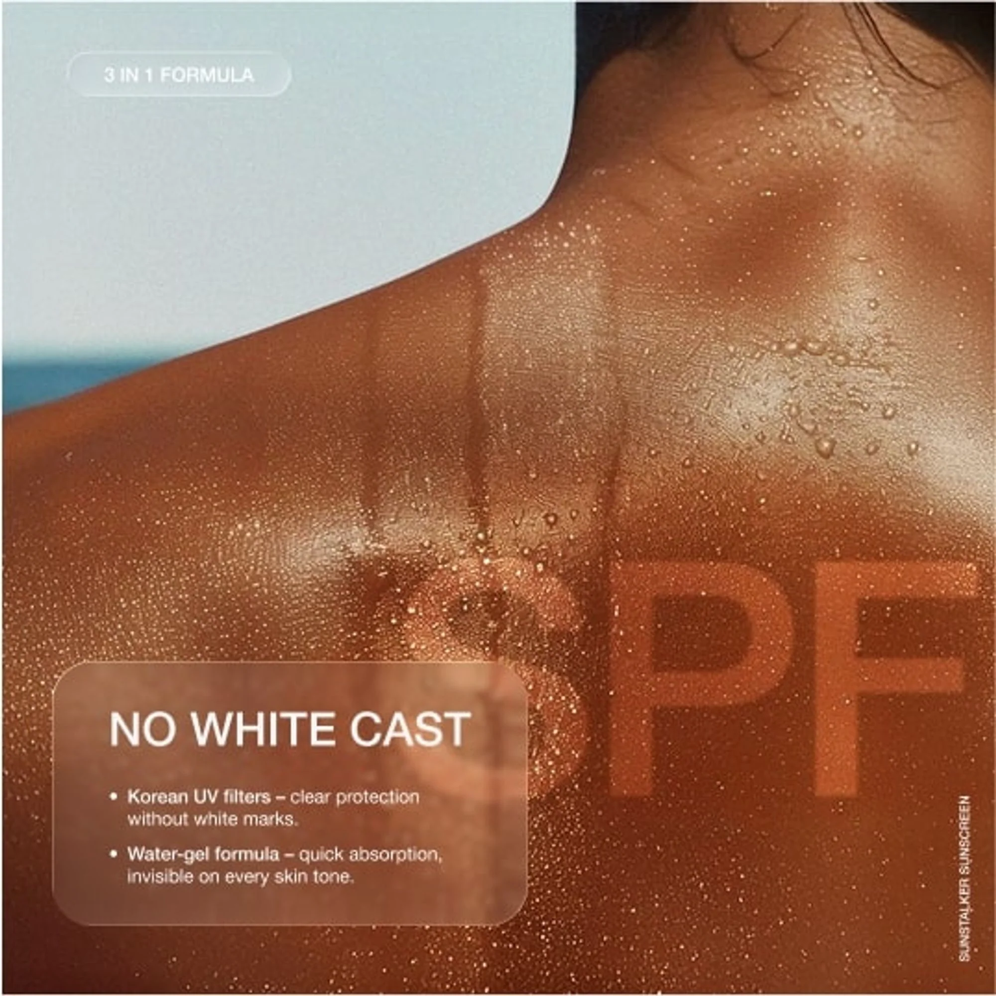 Personal Touch Skincare Sunstalker Korea Aqua Gel Sunscreen SPF 50 PA +++ For Oily, Dry & Normal Skin - Image 2