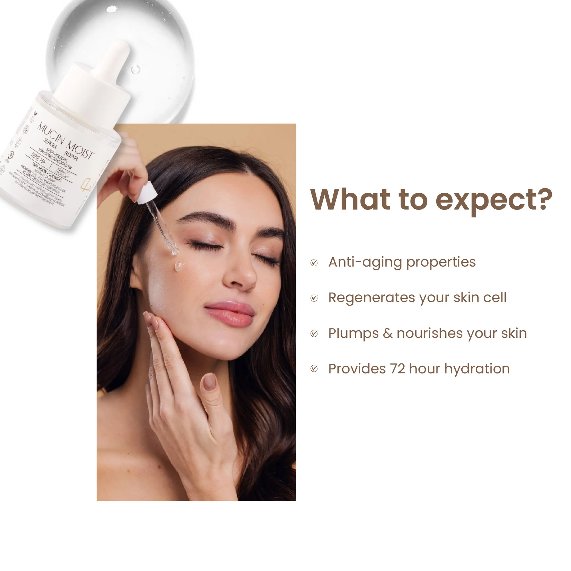 Personal Touch Skincare World’s 1st Snail Mucin Serum With 9 Types Of Hyaluronic Acid Ceramides - Image 2