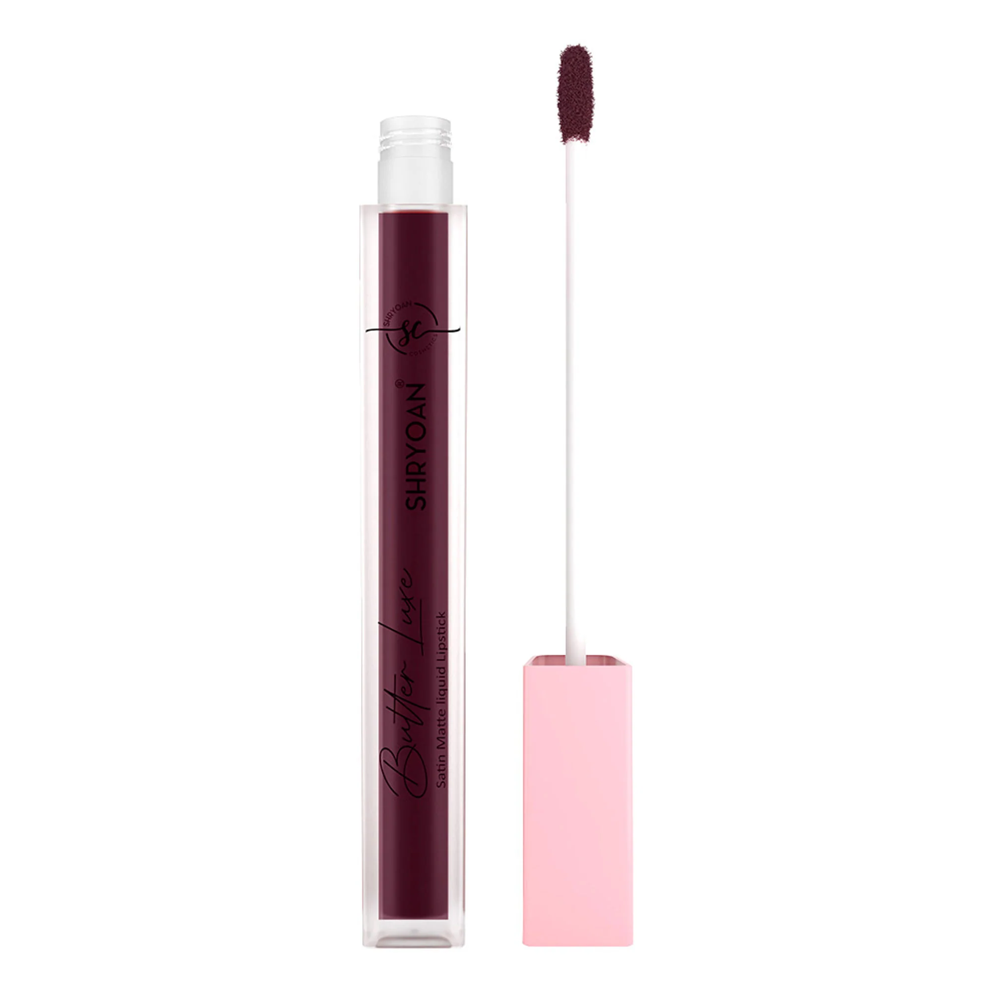 Shryoan Butter Luxe Satin Matte Liquid Lipstick - Go Grape 17 - Image 7