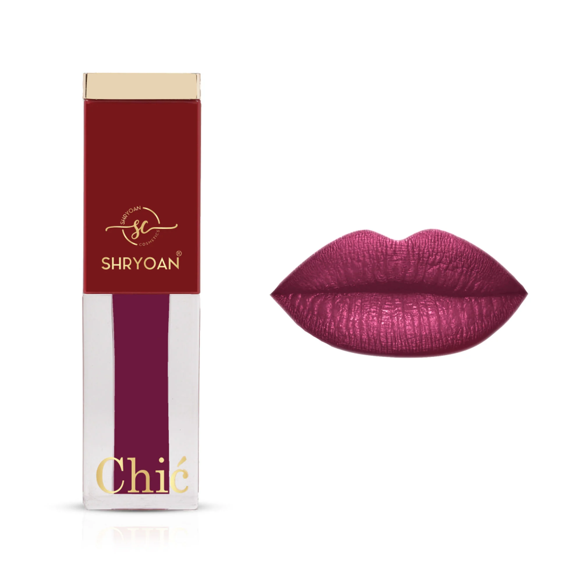 Shryoan Chic Velvet Matte Liquid Lipstick - Lavender Lotus-16 - Image 2