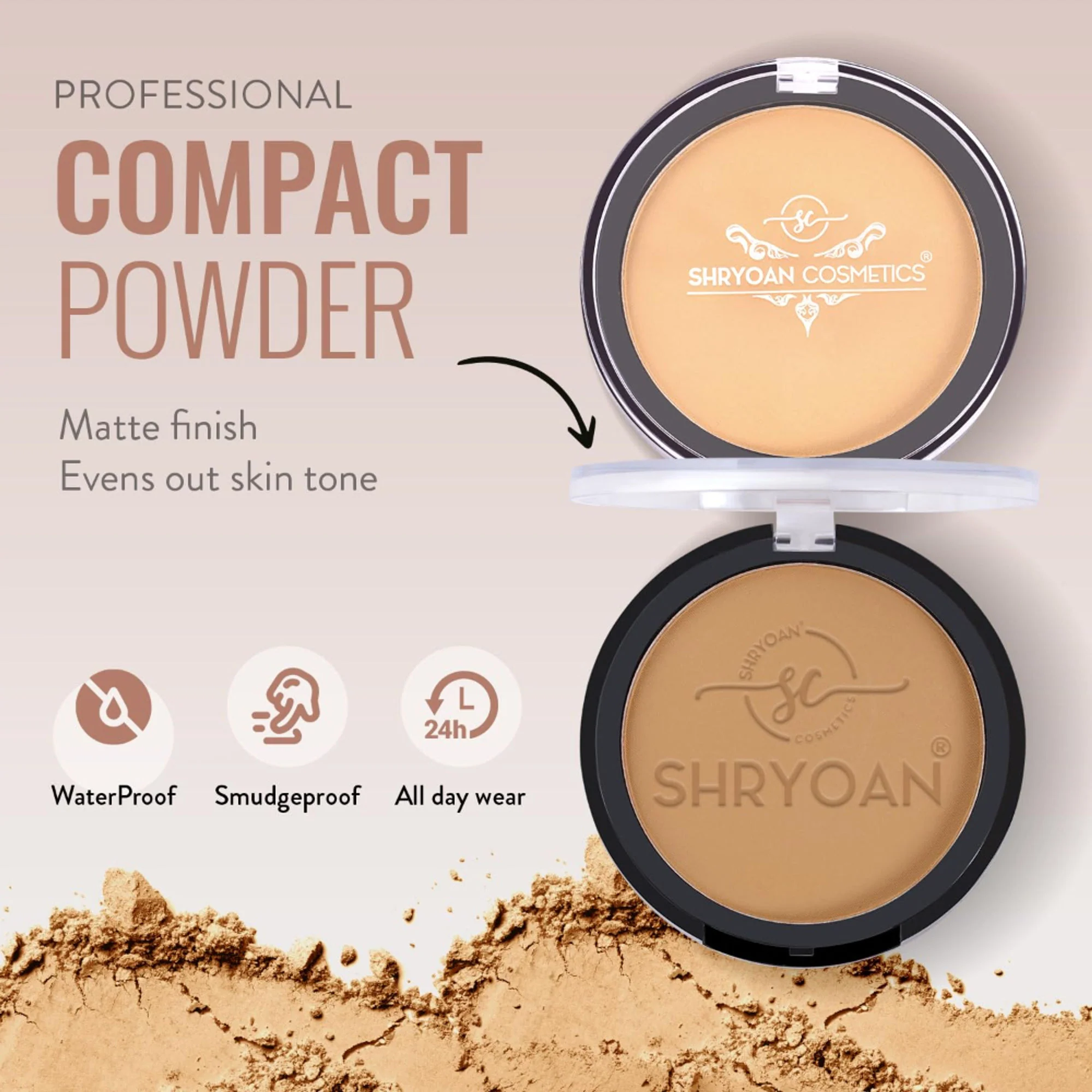 Shryoan Infinite Waterproof Compact Powder - 3 - Image 3