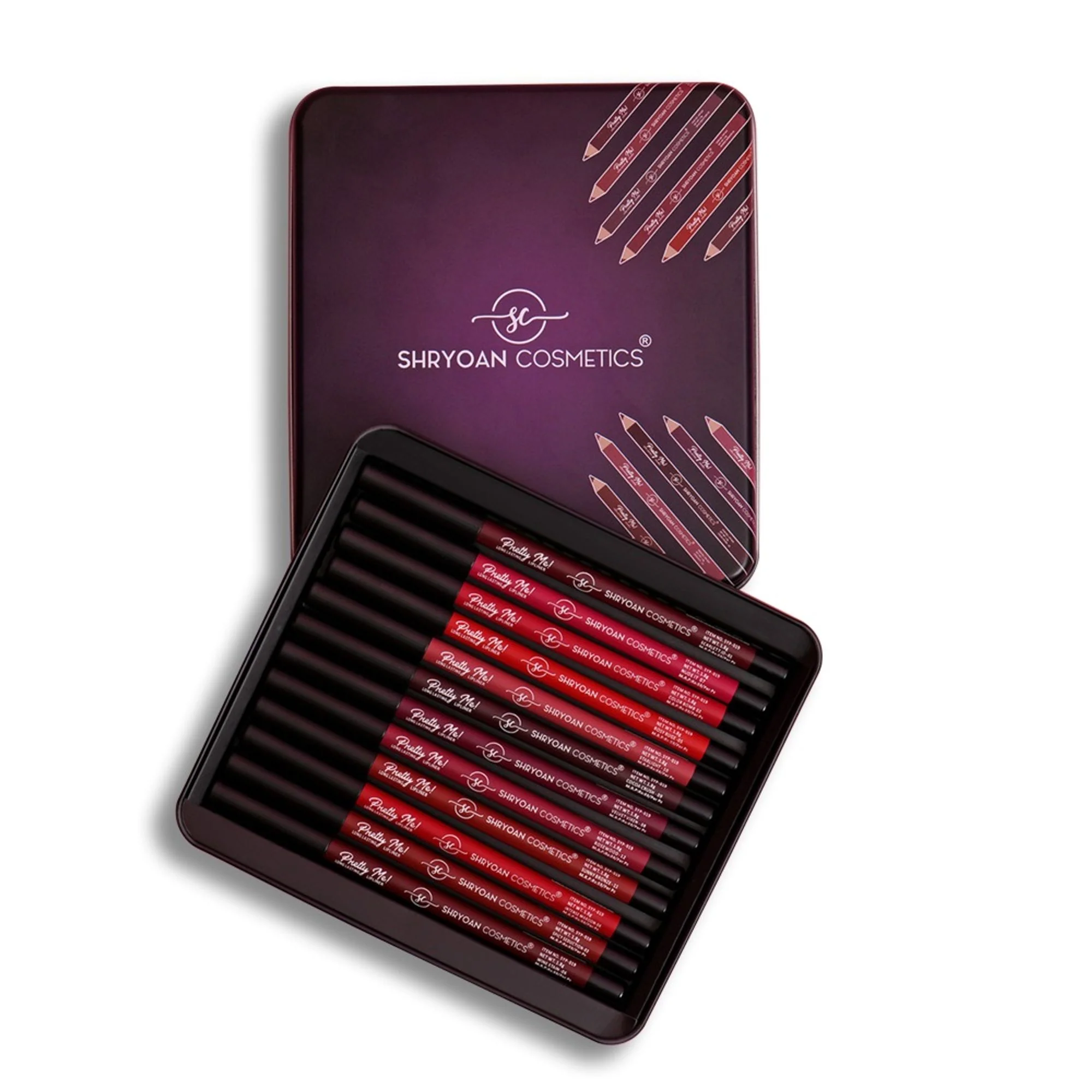 Shryoan Pretty Me Bold Lipliner (Set of 12) - Image 9