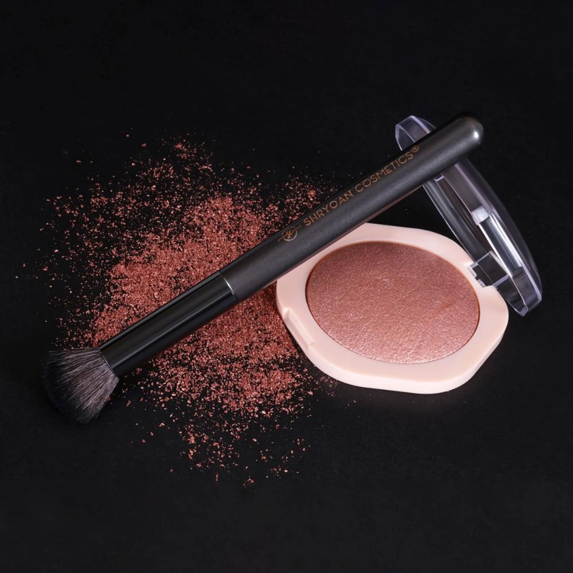 Shryoan Professional Full Face Makeup Brush Set - Pack Of 8 - Image 3
