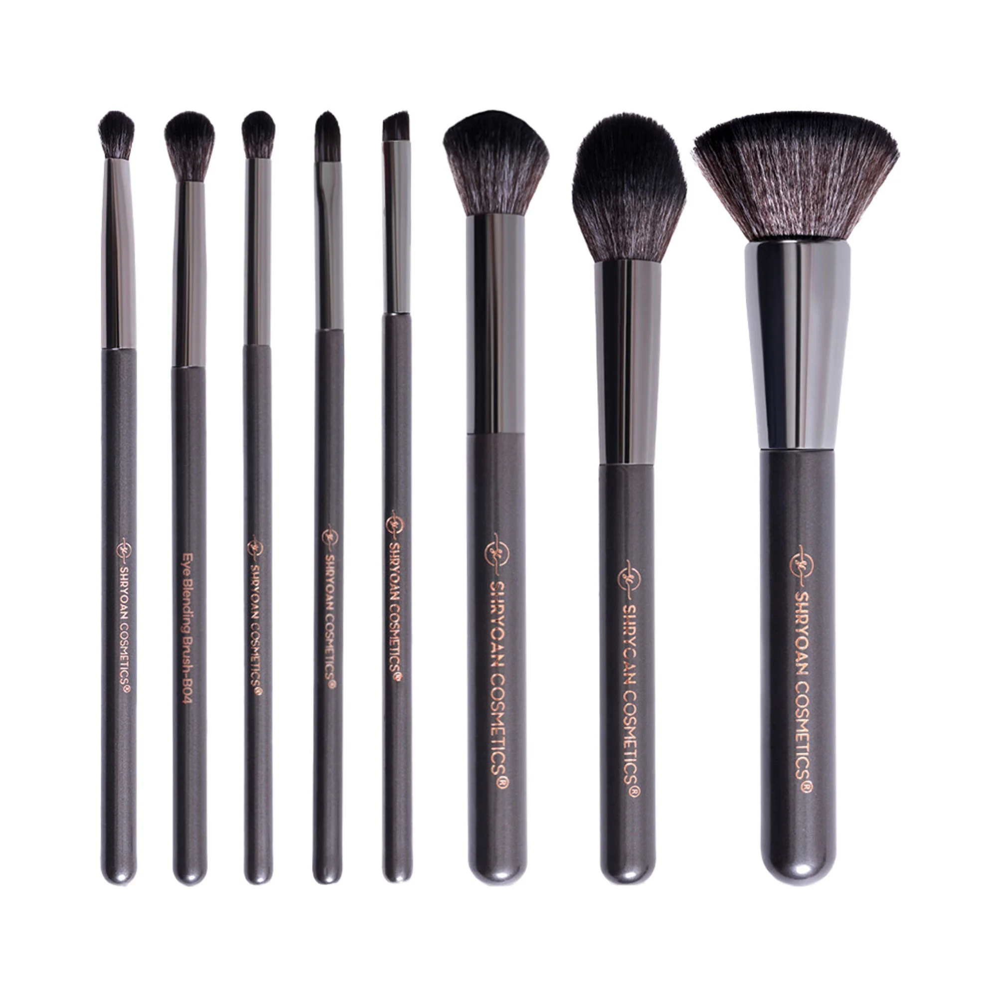 Shryoan Professional Full Face Makeup Brush Set - Pack Of 8 - Image 6