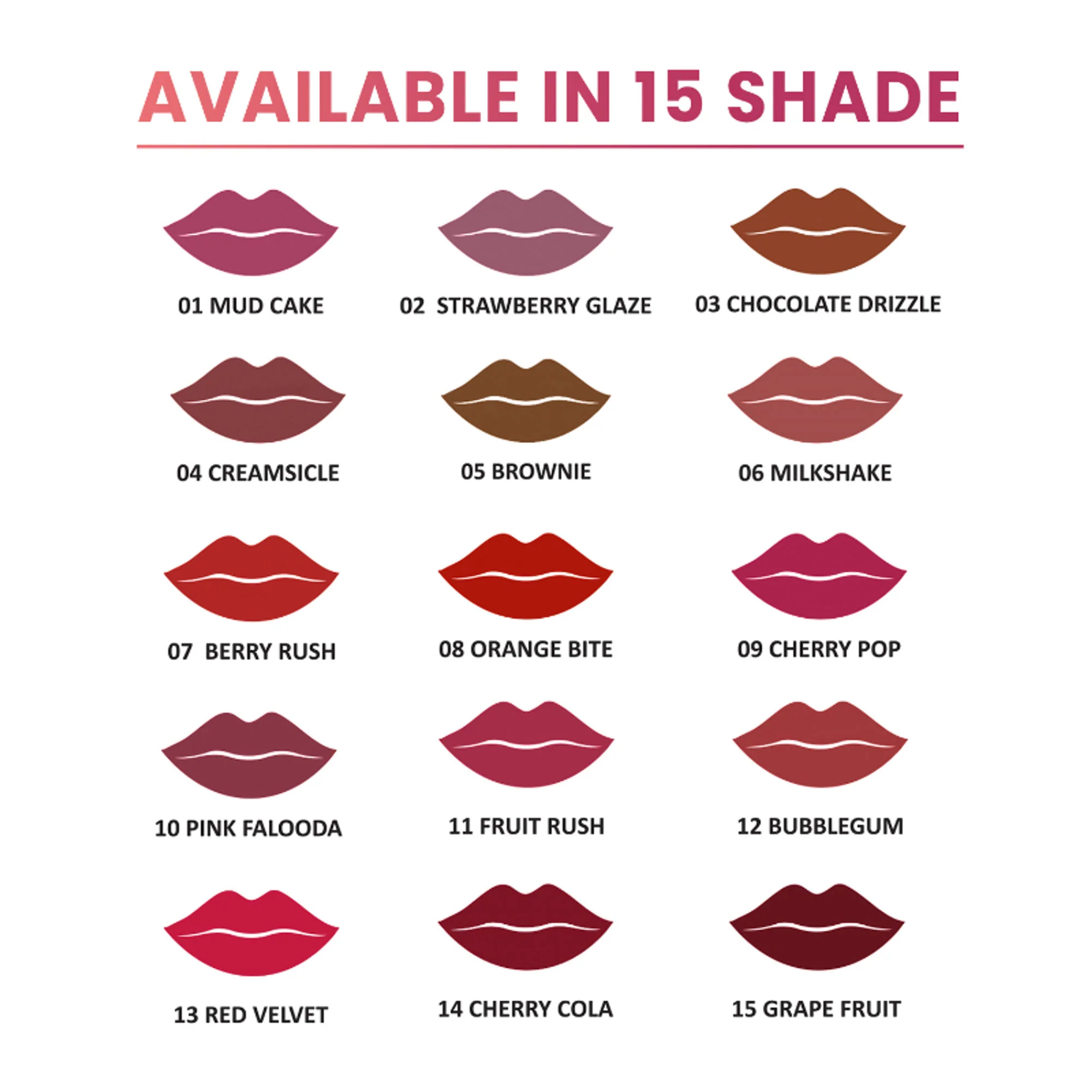 Shryoan Rich Color Non-Transfer Long Stay Creamy Lipstick - Grape Fruit 15 - Milkshake - 06 - Image 3