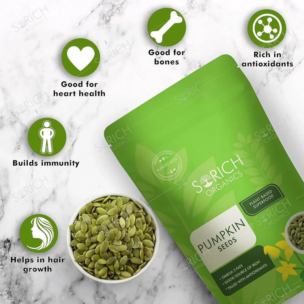 Sorich Organics Chia, Pumpkin and Sunflower Seeds - Image 3