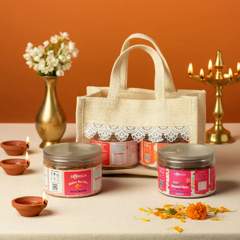 Sorich Organics Mini Light and Bites Hamper Diwali Gift - Image 2
