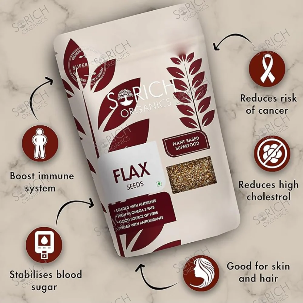 Sorich Organics Raw Flax Seeds & Pumpkin Seeds - Image 2