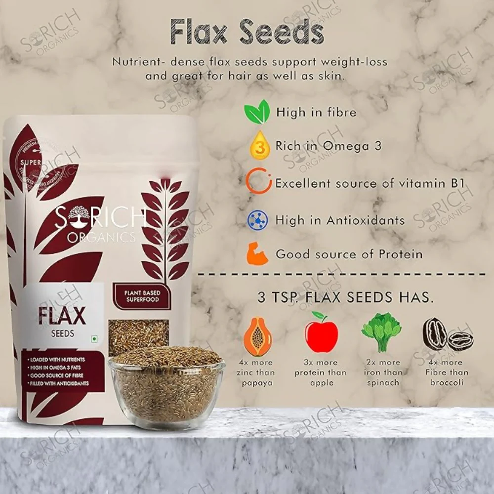 Sorich Organics Raw Flax Seeds & Pumpkin Seeds - Image 5