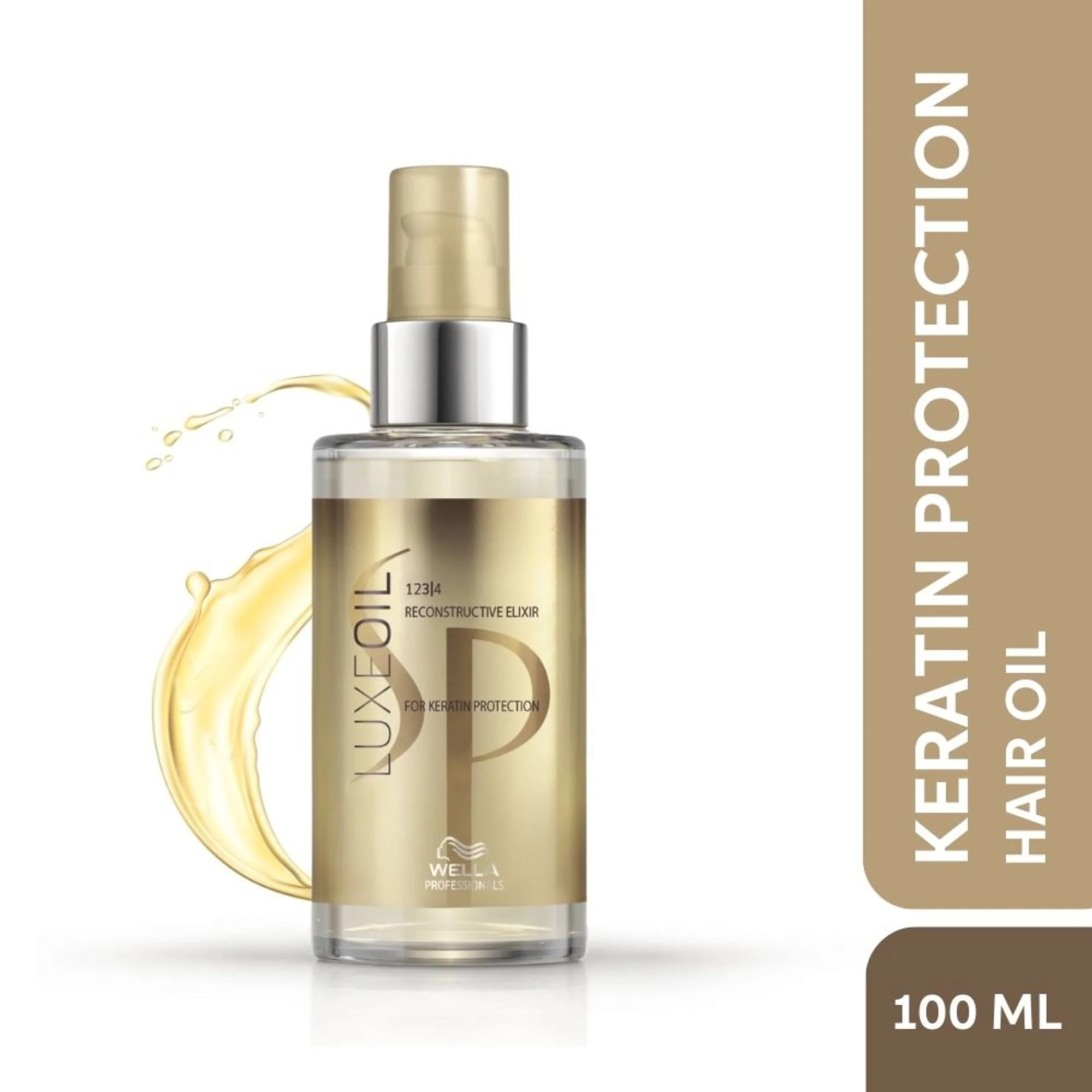 System Professional Luxe Oil Keratin Restore Reconstructive Elixir with Almond Oils for Smooth, Strong Hair - Image 8
