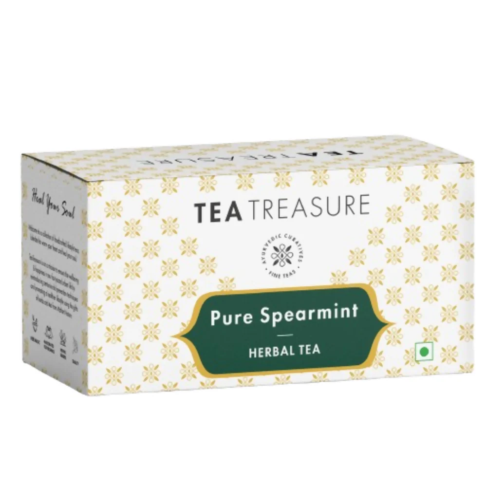 Tea Treasure Spearmint Herbal Tea Bags - Image 2